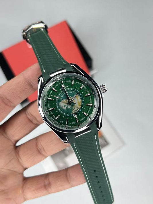 Omeg_a Seamaster green