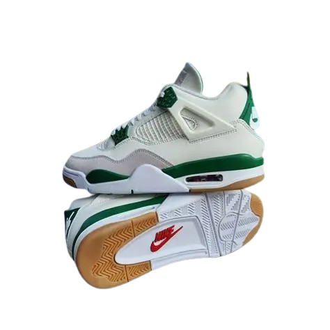 Nikee Air Jordan 4 Pine Green Semi Ua