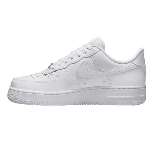 Nik-e. airforce 1 white pure leather semi ua quality with dust bag and carry bag-