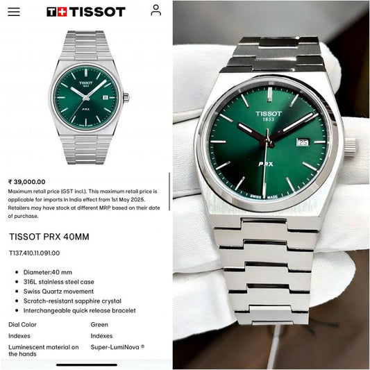 Tisso_t 1853 Prx Automatic Top Quality