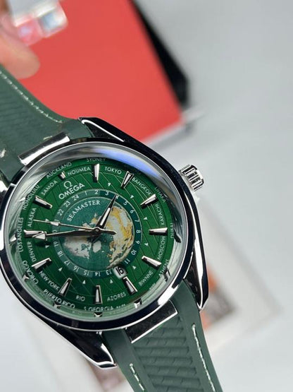 Omeg_a Seamaster green