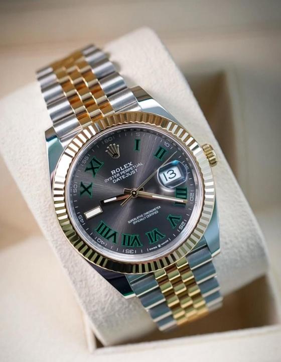 Role_x Oyster Perpetual Date Just Gold Working Like Automatic