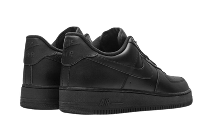 Nikee AirForce 1 Low 07 Triple Black UA Quality With Dust Bag Hand Carry Bag Keychain Tag Bill