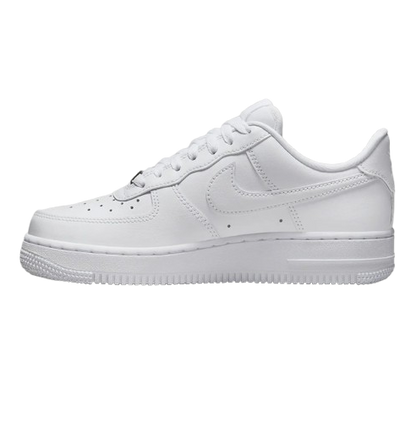 Nik-e. airforce 1 white pure leather semi ua quality with dust bag and carry bag-
